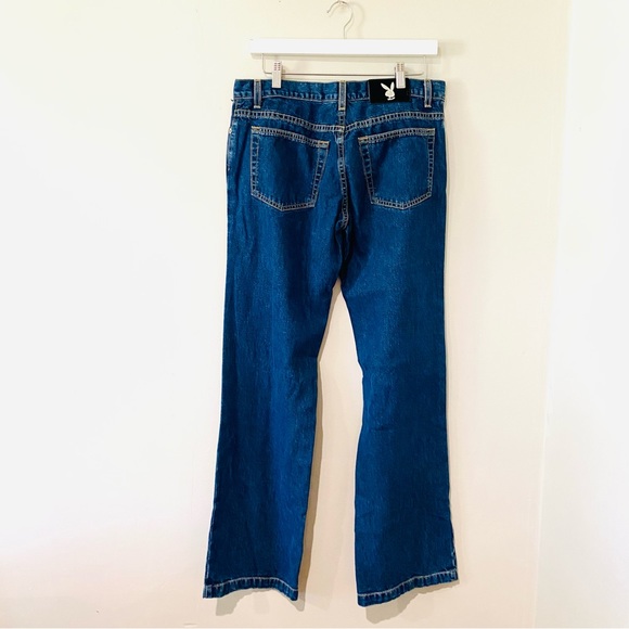 Playboy Bunny 90s Y2K Jeans Sz 9 - Picture 5 of 7